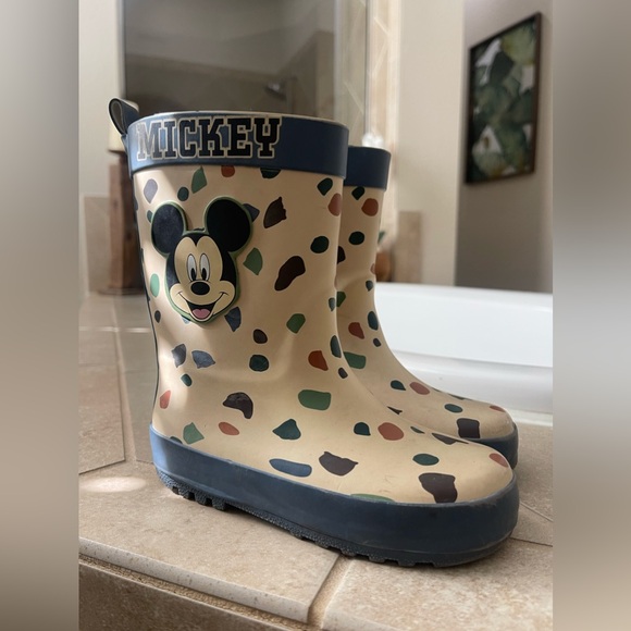 Disney Mickey Toddler rain boots size 9 - Picture 5 of 10
